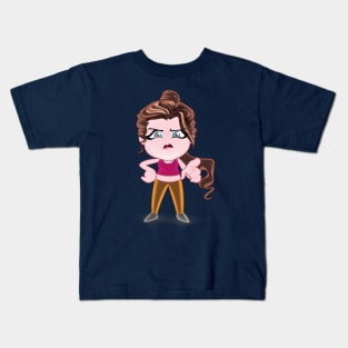 beautiful girls - cartoon character for young girls (choose your twin) Kids T-Shirt